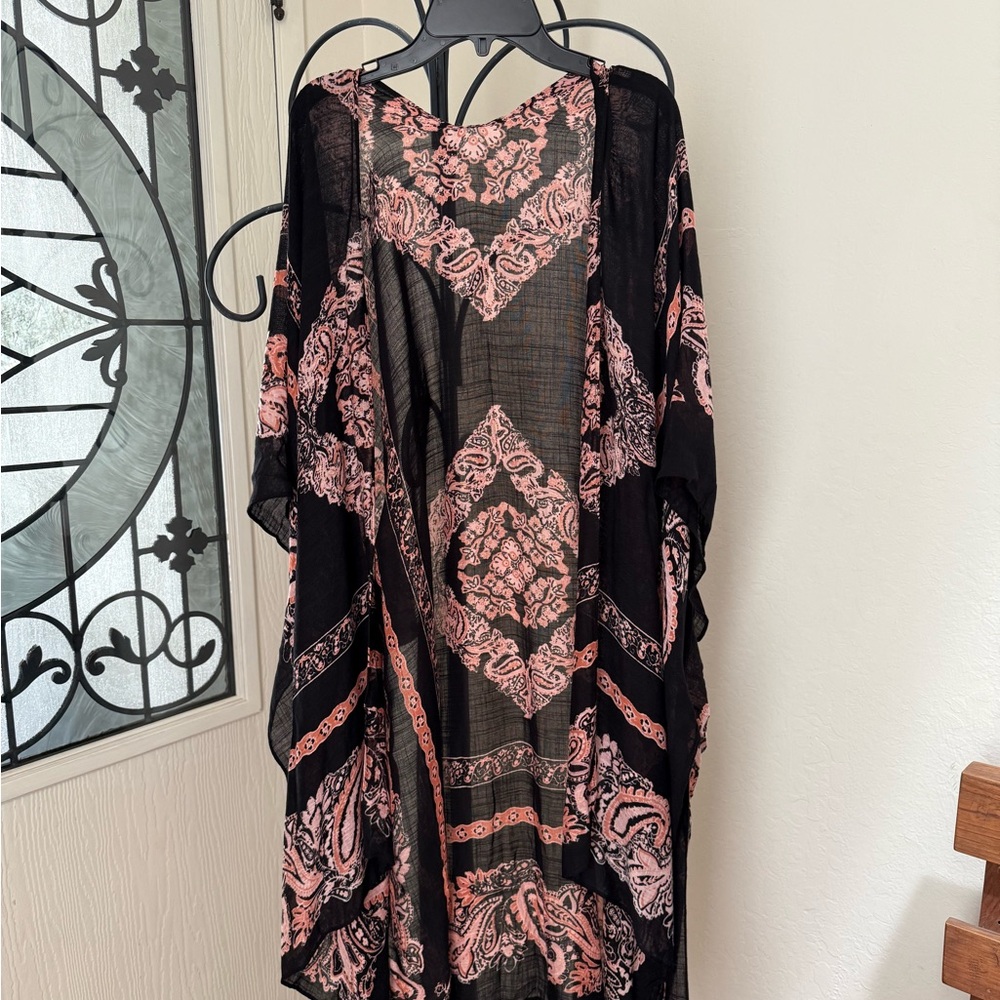 Black and Pink Kimono